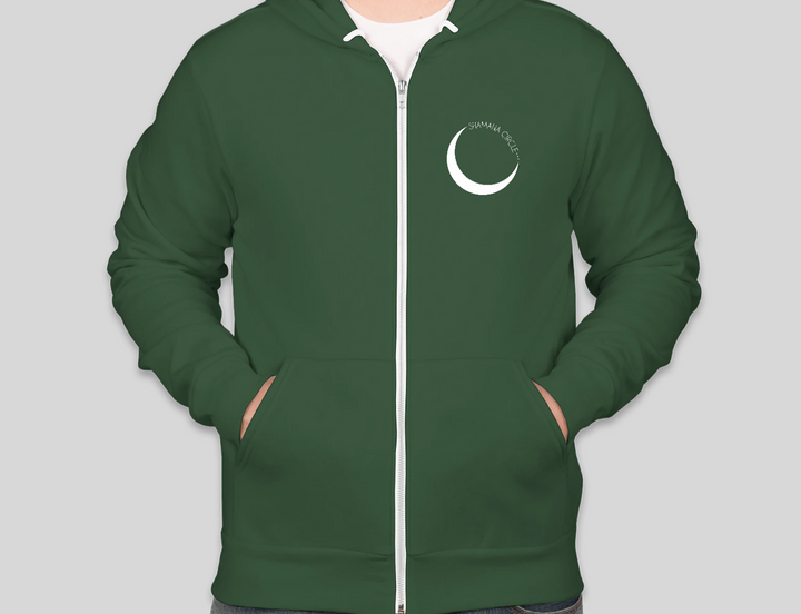 SHAMANA SKULL ZIP HOODIE